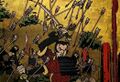 ...and Takezo in the middle of battle...