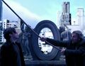 Peter stops the stick. (Unexpected)