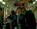 Hiro is about to "jump" from the subway.