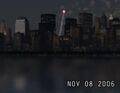 Nathan and Peter soar above the NYC skyline.
