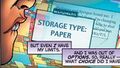 Mr. Bennet's email points Hana to a paper file.