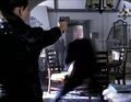 Peter runs super fast to stop Claire from shooting him. (I Am Become Death).