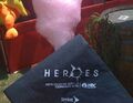 ...Heroes-themed napkins were also provided.