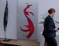 As a red painting...