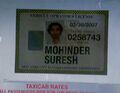 ...who notices Suresh's name on the license. (Genesis)