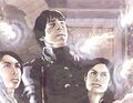 A London team attempts to capture Abigail, West, and Sparrow but forcefields stop their bullets...