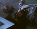 Isaac Mendez meets an awful fate in the future. (Don't Look Back)