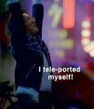 Hiro touts that he was able to teleport himself to the ladies' room.
