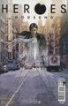 On a banner in New York, NY. (Godsend, Part 4 variant cover)