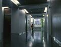 ...but as he runs through the halls...