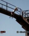 Claire appears to be committing suicide.