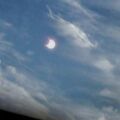Peter sees the eclipse from the back of Mohinder's cab in New York City.