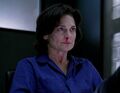 Angela strains hard to resist Matt's telepathic interrogation. (Cautionary Tales)