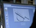The sword is in Linderman's archives as catalog number CRM-114.