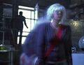 Daphne uses her super speed to escape being encased. (Dying of the Light)