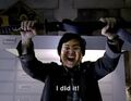 Hiro finally gets the sword from Linderman's archives!