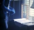 Eden and Mohinder found a medical text detailing an encephalectomy.