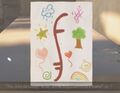 In a child's drawing as a collectible in the video game Gemini.