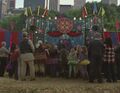 Samuel gives a speech for all of his carnies.(Brave New World)