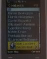 Several from the list are stored in Elle's cell phone. (Our Father)