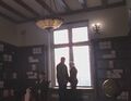 In the position of the boxes in Angela's office. (It's Coming)