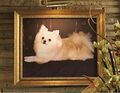 The Bennets keep a framed picture of their prize dog hanging in their home.
