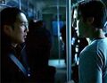 Future Hiro travels back to the past to speak with Peter Petrelli. (Collision, Hiros)