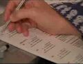 Scoring begins with spotting notes received in script reviews.